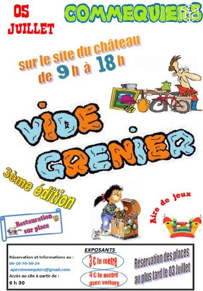 vide greniers APE juillet