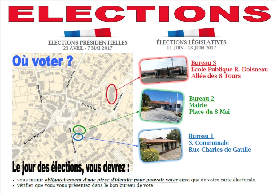 plan bureaux de vote